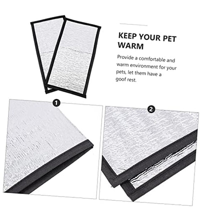 Happyyami Reptile Box Heating Pad Reptile Heat Pad Reflective Film Insulation Mat for Snakes Lizards and Turtles - size: 30X16X0.1cm