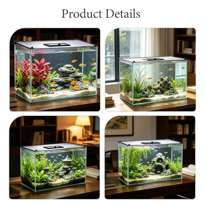 Fish Tank Lid Magnetic - Aquarium Tank Hood Top Cover - Aquarium Screen for Fish Covering - Terrarium Lid Easy Install 50x30cm/20 x12 - size: 50.00X30.00X0.50CM