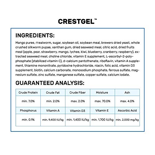 Hikari CrestGel Food for Fruit and Insect-Eating Geckos, 1.76 oz (50g)