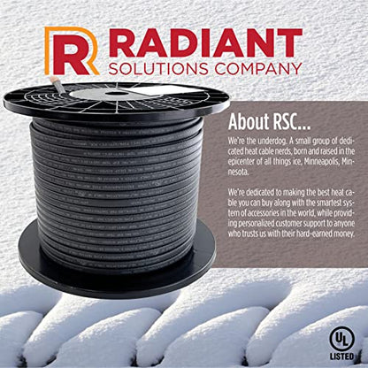 Heat Tape Pro - Self-Regulating Heat Cable - Long Term Ice Dam, Roofing, Gutter & Pipe Freeze Protection - 12 MM, 6 Watts Per Foot (250, 120 Volt) - style: 250 Feet
