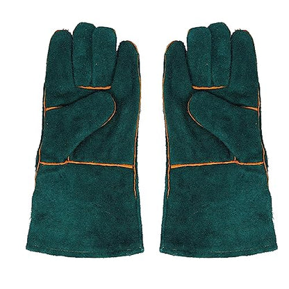 Animal Handling AntiBite Gloves for Dog Training Reptile Snake Handlers ScratchProof Bite Resistant Gloves with Reinforced Palm and Cotton Lining (S) - size: S
