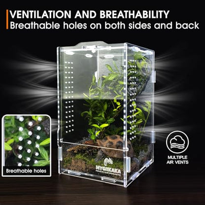 Acrylic Jumping Spider Habitat, Insect Terrarium, Bug Enclosure, Praying Mantis Habitat, Frog Enclosure - size: Small