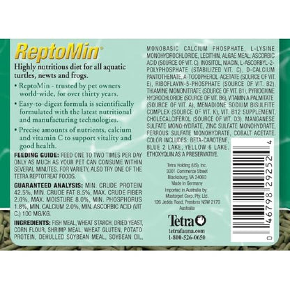 Tetra ReptoMin Floating Food Sticks, Food for Aquatic Turtles, Newts and Frogs, 1.94 oz - size: 1.94 Ounce (Pack of 1)
