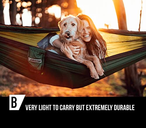 Double Hammock by Bear Butt - color: Turquoise / Dark Blue / Coral
