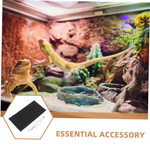 YARNOW 2Pcs USB Reptile Heat Pads Electric Heated Mat for Small Animals Gentle Skin Friendly Heating Pads for Terrarium Use for Snakes Lizards and Other Pets