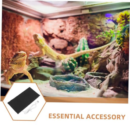 YARNOW 2Pcs USB Reptile Heat Pads Electric Heated Mat for Small Animals Gentle Skin Friendly Heating Pads for Terrarium Use for Snakes Lizards and Other Pets