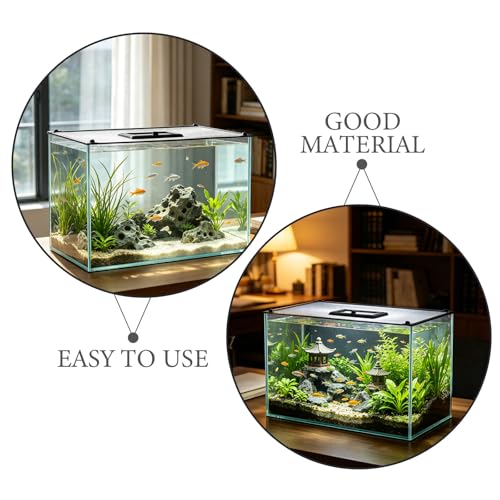 Fish Tank Lid Magnetic - Aquarium Tank Hood Top Cover - Aquarium Screen for Fish Covering - Terrarium Lid Easy Install 50x35cm/20 x14 - size: 50.00X35.00X0.50CM