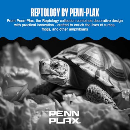 Penn-Plax Reptology Turtle Pier and Basking Platform, Medium - Adjust Height Up to 12 In - Floats at Water Level -Easy Ramp Access for Turtles, Frogs & Reptiles in Aquariums or Terrariums, 11.5x9.5 In - style: Turtle Pier - Medium
