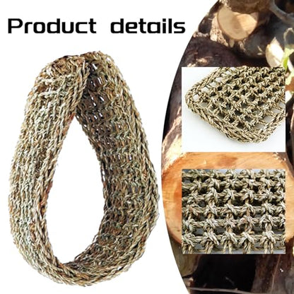39 x 7 Inches Seagrass Mat, Natural Grass Woven Bird Net Hammock Mat, Climbing Rope Ladder Chew Toy, Cage Accessories for Parrots, Psittacines, Cockatiels, Hamsters, Lovebirds, Mice (2 Pack) - size: 39 x 7 Inch