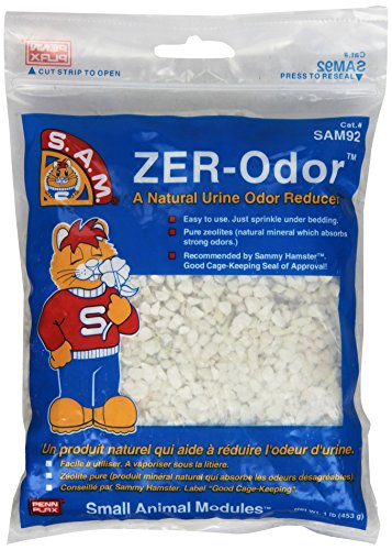 Penn-Plax S.A.M. ZER-Odor Pet Odor Absorber and Deodorizer – Zeolite Crystals Reduces Urine Stench – 1 lb. Bag - style: Odor Absorber