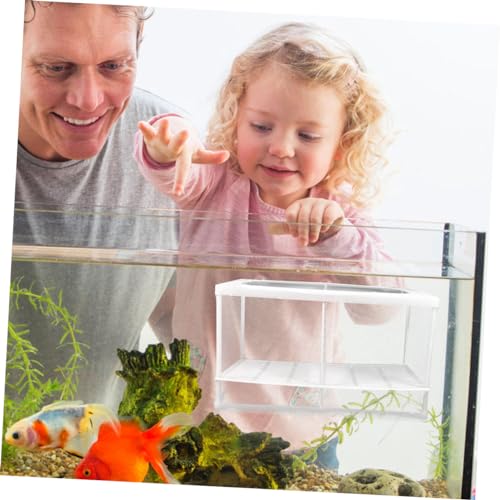 Toyvian Fish Tank Partition Mesh Divider Box for Fish Fry Reptile Box Lightweight Portable