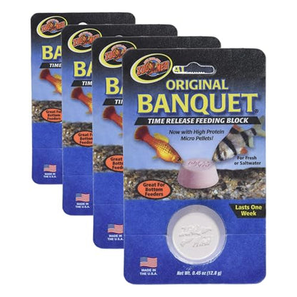 Zoo Med Original Banquet Feeding Block, 0.45-Ounce (Pack of 4) - size: 0.45 Ounce (Pack of 4)