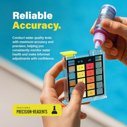 Lupo 3-in-1 Pool Test Kit Replacement Reagents | Refill Reagents for Residential Swimming Pools & Spas | Total Chlorine, Total Bromine & pH Testing | Lupo Global LP-RB-01-US - size: Refill Solutions