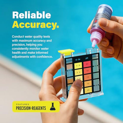 Lupo 3-in-1 Pool Test Kit Replacement Reagents | Refill Reagents for Residential Swimming Pools & Spas | Total Chlorine, Total Bromine & pH Testing | Lupo Global LP-RB-01-US - size: Refill Solutions