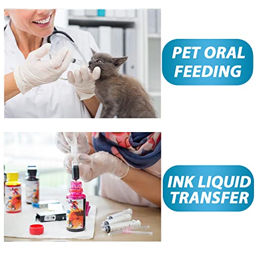 20ml Syringe for Liquid, Oral, Scientific Labs, Measurement, Dispensing, with Cap- 3 Pack 20ml Syringes - style: 20 ml