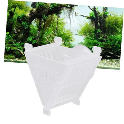 Acrylic Large Feeder Cup Automatic Fish Tank Feeder Worm Feeding Dish for Shrimp and Large Fish Aquarium Supplies