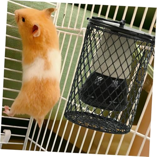 2Pcs Reptile Heat Lamp Mesh Cover Scalding Shade for Bird Cage Reptile Box Easy to Install Heating Accessory for Parrots Turtles and Lizards