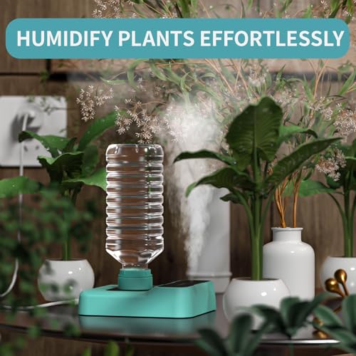 Travel Humidifier, Portable Small Humidifier for Plants, Bedroom, Office, Hotel or Car, Battery Operated Mini Cool Mist Humidifiers, Quiet 23dB, Auto-off, Night Light & BPA-Free, Green - color: Green