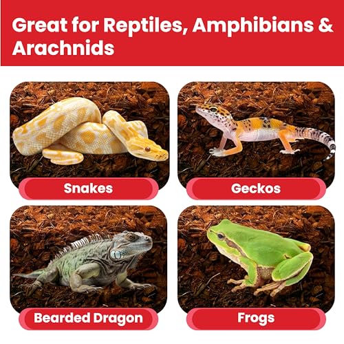 Gro-Med ReptiCare Compressed Coconut Chip Substrate for Reptiles 64 Quart Coco Husk Bedding Block for Ball Pythons, Snakes, Tortoises, Crested Geckos, Frogs, Hermit Crabs or Lizard Terrarium Tanks
