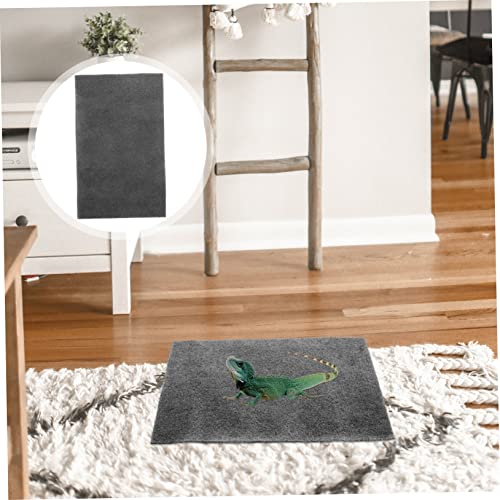 2PCS Reptile Mat Wear-Resistant Tortoise Bedding and Convenient Snake Carpet for Lizards Geckos and Terrapins Moisture-Absorbing Terrarium Accessory