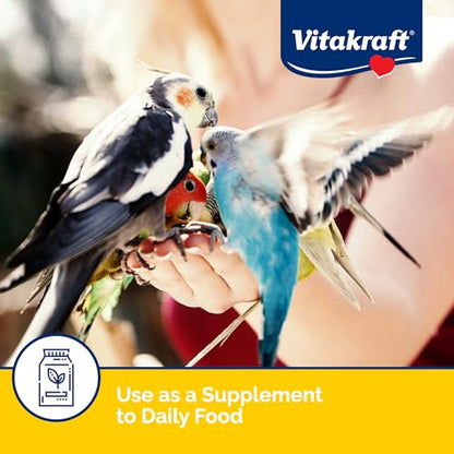 Vitakraft VitaSmart Egg Food for Birds - Daily Supplement for Parrots, Parakeets, Cockatiels, and Canaries - Bird Calcium Supplement 1.1 Pound (Pack of 1) - size: 1.1 Pound (Pack of 1)