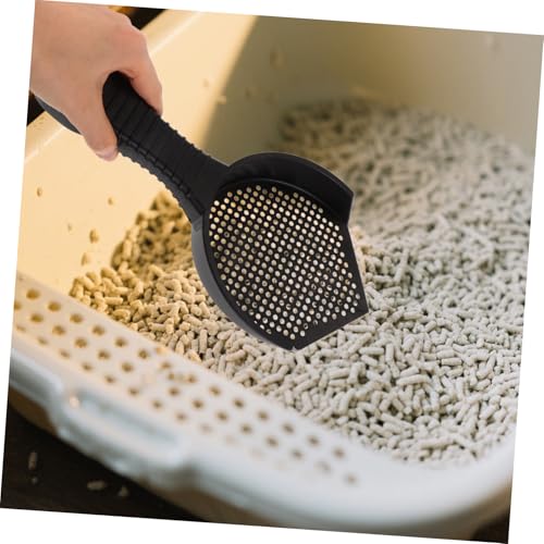 VANZACK 2Pcs Cat Litter Scoop Set with Fine Sifting Ergonomic Handle for Quick Cleaning of Cat Litter Boxes and Reptile Waste for Pet Owners