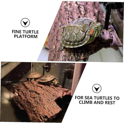 Angoily 1pc Tortoise Basking Platform for Aquariums Floating Turtle Climbing Island Easy to Clean Decoration for Reptile Terrariums Suitable for Turtles Lizards and Bearded Dragons