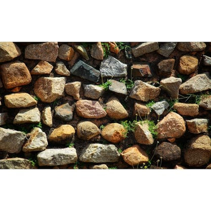 Stone Aquarium Background Natural Rock Fish Tank Background Rocky Glass Terrarium Background Stone Rock Reptile Habitat Background Poster Stone Wall with Green Grass Sunray Aquarium Background 24x12in - color: Rock Yellow, size: 24(W)x12(H)inches/ 60(W)*3