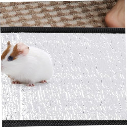 Happyyami Snake Tank Small Heating Pad Insulation Pad Reflective Film for Tortoise Enclosure Hamster Heater - size: 30.00X16.00X0.10CM