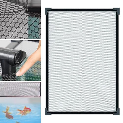 Aquarium Screen Top Cover Protective Net Anti Jumping Tear Resistant DIY Kit Fish Guard Easy to Use - size: 120cmx50cm