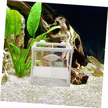 Hemoton Sturdy Fish Tank Isolation Board 2pcs Box Mesh for Aquarium Breeding and Reptile Nursery
