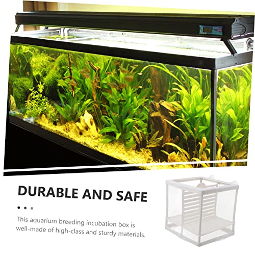 Hemoton Sturdy Fish Tank Isolation Board 2pcs Box Mesh for Aquarium Breeding and Reptile Nursery