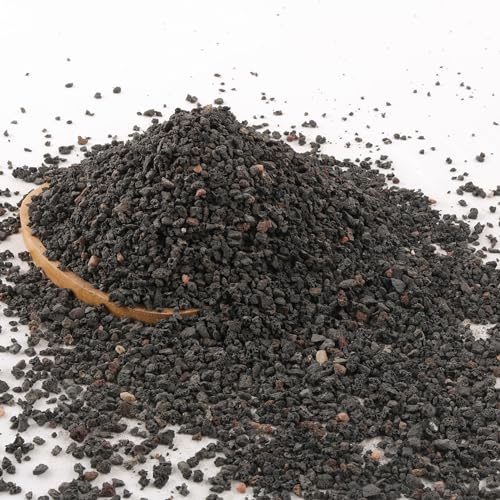 10LB Black Lava Rocks for Plant Gravel Pebbles for Bonsai Succulent Potting Soil, Top Dressing and Terrarium Plants