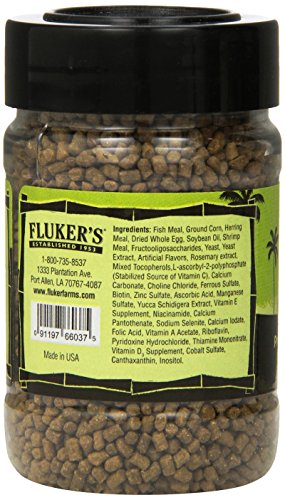 Fluker's Premium Pellet Diet, Food for Hermit Crabs, 3 oz