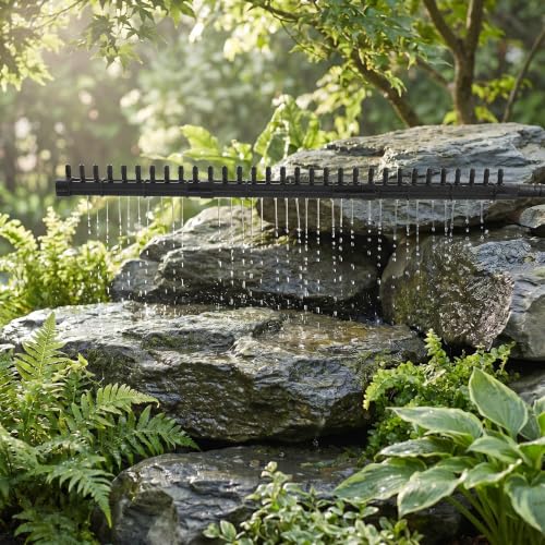 ARTIBETTER 1 Set Modular Spliced Spray Bar - Multi-Outlet Fountain Rain Strip for Garden Water Feature, Plastic Rain Pipe for Fish Tank Or Terrarium, Drip Irrigation Tube