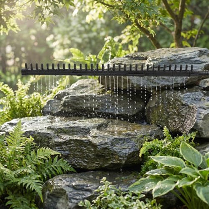 ARTIBETTER 1 Set Modular Spliced Spray Bar - Multi-Outlet Fountain Rain Strip for Garden Water Feature, Plastic Rain Pipe for Fish Tank Or Terrarium, Drip Irrigation Tube