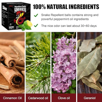 Snake Repellers for Outdoor and Patio Snake Repellent | Natural Ingredients Snake Repellent Balls For Lawn, Garden, Fishing, Home, Camping Repel Snakes 12 Pack - color: 12 Pack