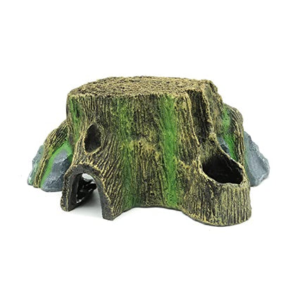 Resin Large Turtle Tank Accessories Reptile Hideouts Cave | Habitat Decor, For Gecko, For Leopard Lizards, For Toad