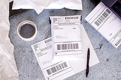 Premium Label Supply White Sticker Half Sheet Labels – 8.5" x 5.5" – Laser/Inkjet Compatible – (2 per Sheet), 1000 Sheets - 2000 Total Adhesive Labels - size: 2000 Labels