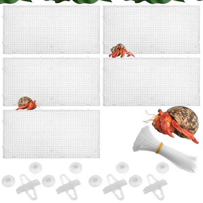 5 Pcs DIY Hermit Crab Ladder Climbing Toy Climbing Wall Tank Accessories Aquarium Decoration