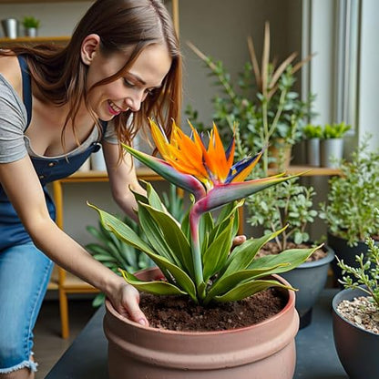 Organic Bird of Paradise Potting Soil Mix 2qt, Ideal for Indoor/Outdoor Potted Plants, Promotes Optimal Growth for Bird of Paradise - size: 2qt
