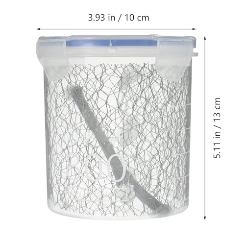 Plastic Reptile Feeding Box with Ventilation Holes, Easy to Mantis Breeder Cage for Small Crawling, Pet Supply Terrarium Container