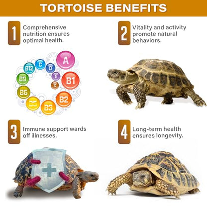 Gargeer 3oz Grassland Tortoise Multivitamins & Minerals Powder. Made in USA | High-fiber multivitamin & mineral topper! Timothy hay powder, probiotics & calcium support grassland tortoise digestion
