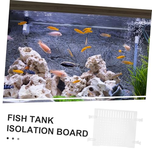 Abaodam Fish Tank Divider Aquarium Partition Net Isolation Plate for Shrimp and Reptiles