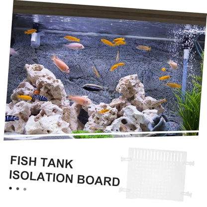 Abaodam Fish Tank Divider Aquarium Partition Net Isolation Plate for Shrimp and Reptiles