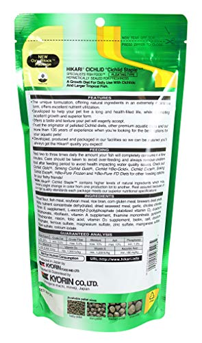 Hikari 8.8-Ounce Cichlid Staple Floating Pellets For Pets, Medium