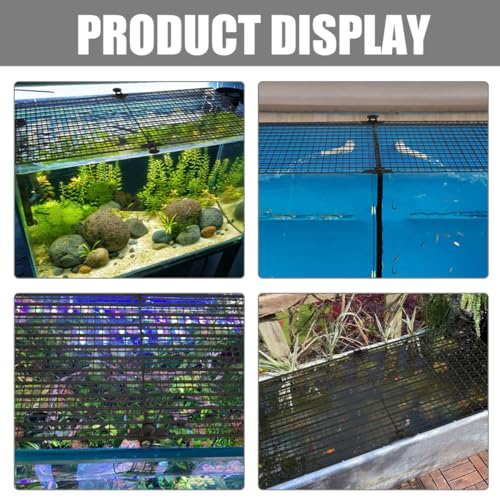 Kisangel 1set Fish Tank Divider Board Cups Jump Splicing Plate for Aquarium Separation Prevents Fish from Jumping for Betta