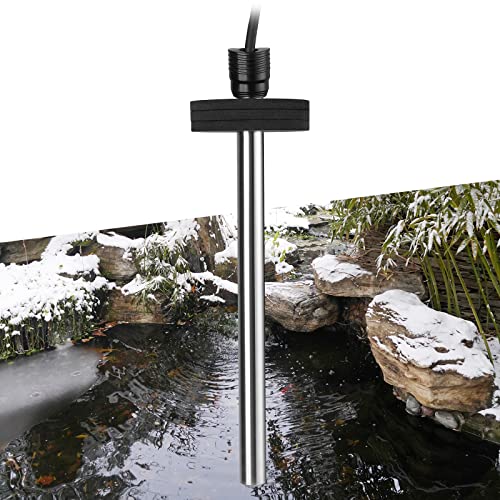 HITOP Outdoor Pond Heater - 150W 300W 600W Aquarium Heater for Small Ponds, Kio Pond, Pond De-icer with Long Cable Wire and Floatable Foam - size: 300W