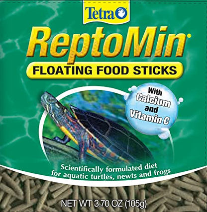 Tetra ReptoMin Floating Food Sticks, Food for Aquatic Turtles, Newts and Frogs, 3.7 oz (Pack of 2) - size: 3.7 Ounce (Pack of 2)