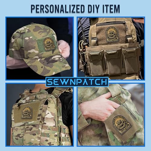 Dangerous Freedom Over Peaceful Slavery Hook and Loop Patch for Backpacks Hats Vest Dog Harness Bags, Size 3" Sewing Patches, Snake Tactical Appliques for Clothes, Freedom Embroidery Patch